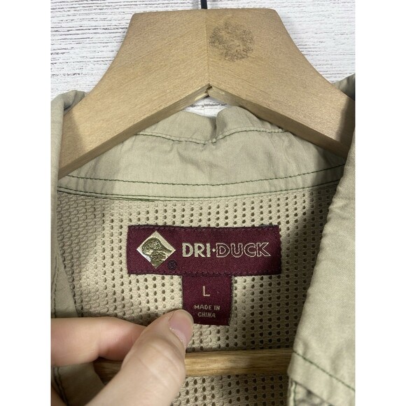 Dri duck fishing/hunting lightweight button down size Large breathable mesh - Picture 3 of 5